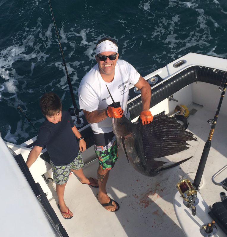 Kingfish And Sailfish On The Reef